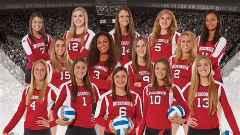 wisconsin nude volleyball team|Private photos of UW volleyball players shared